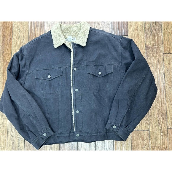 Bugle Boy Jackets & Coats Bugle Boy Denim Blue Jean Jacket Fleece Lined Trucker 9 Vintage